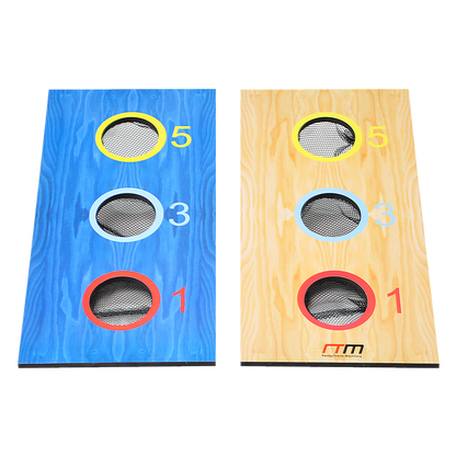 2-in-1 Three-Hole Bags and Washer Toss Combo Cornhole Portable Outdoor Games