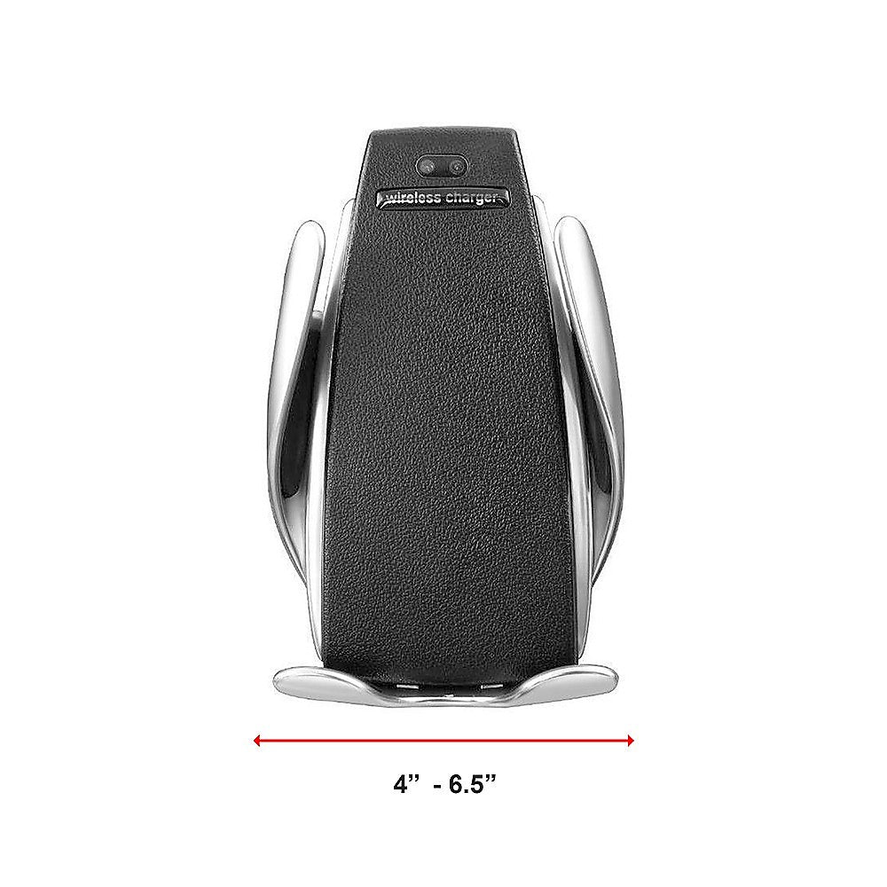 Automatic Clamping Wireless Car Charger Mount For iPhone Samsung Type-C Phones