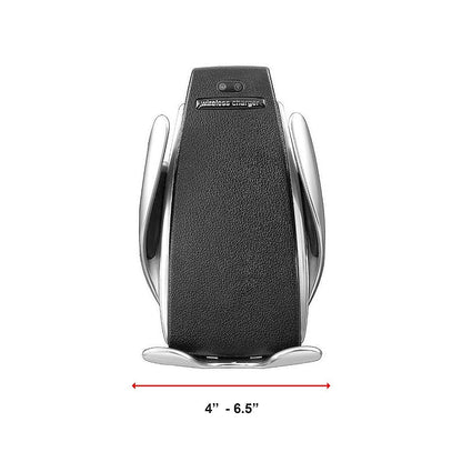 Automatic Clamping Wireless Car Charger Mount For iPhone Samsung Type-C Phones