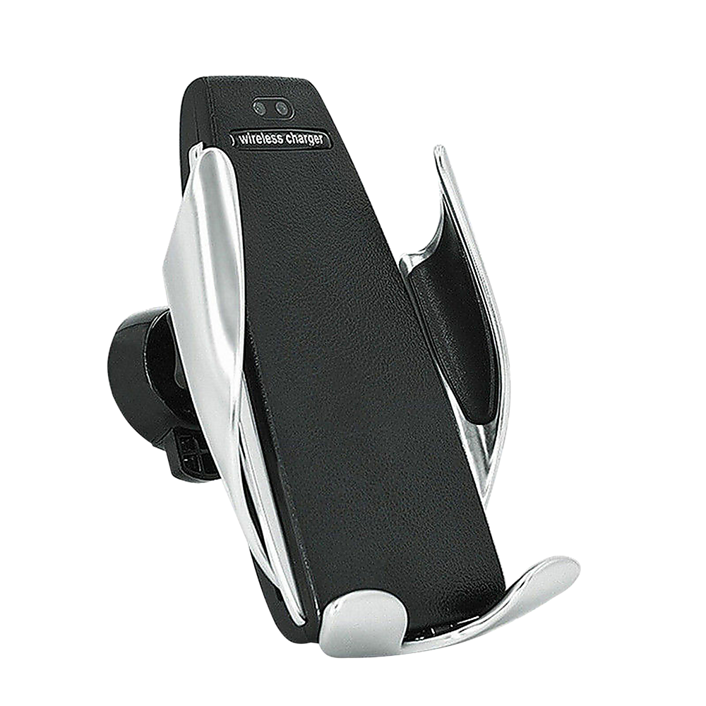 Automatic Clamping Wireless Car Charger Mount For iPhone Samsung Type-C Phones