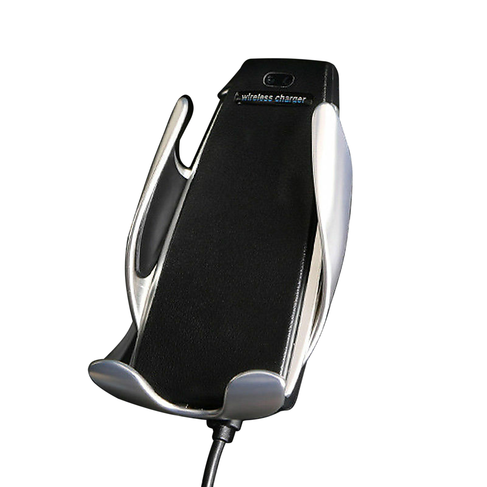 Automatic Clamping Wireless Car Charger Mount For iPhone Samsung Type-C Phones
