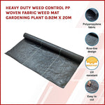 Heavy Duty Weed Control PP Woven Fabric Weed Mat 0.92m x 20m