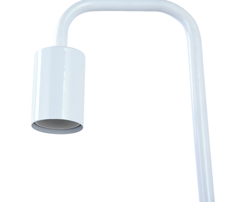 Modern Table Lamp Desk Light Timber Base Bedside Bedroom White