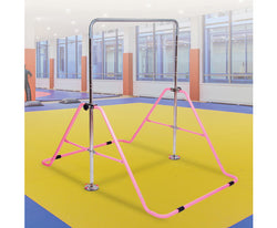 Kids Gymnastics Horizontal Bar - Monkey Kip Bar Pink
