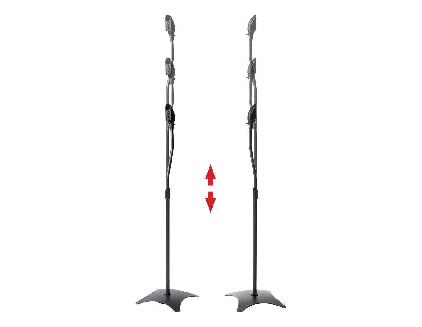 Adjustable 2pcs Speaker Stands