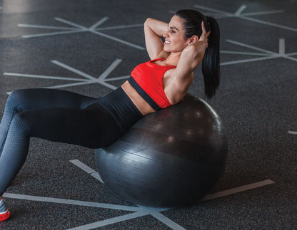 75cm Static Strength Exercise Stability Ball with Pump 
