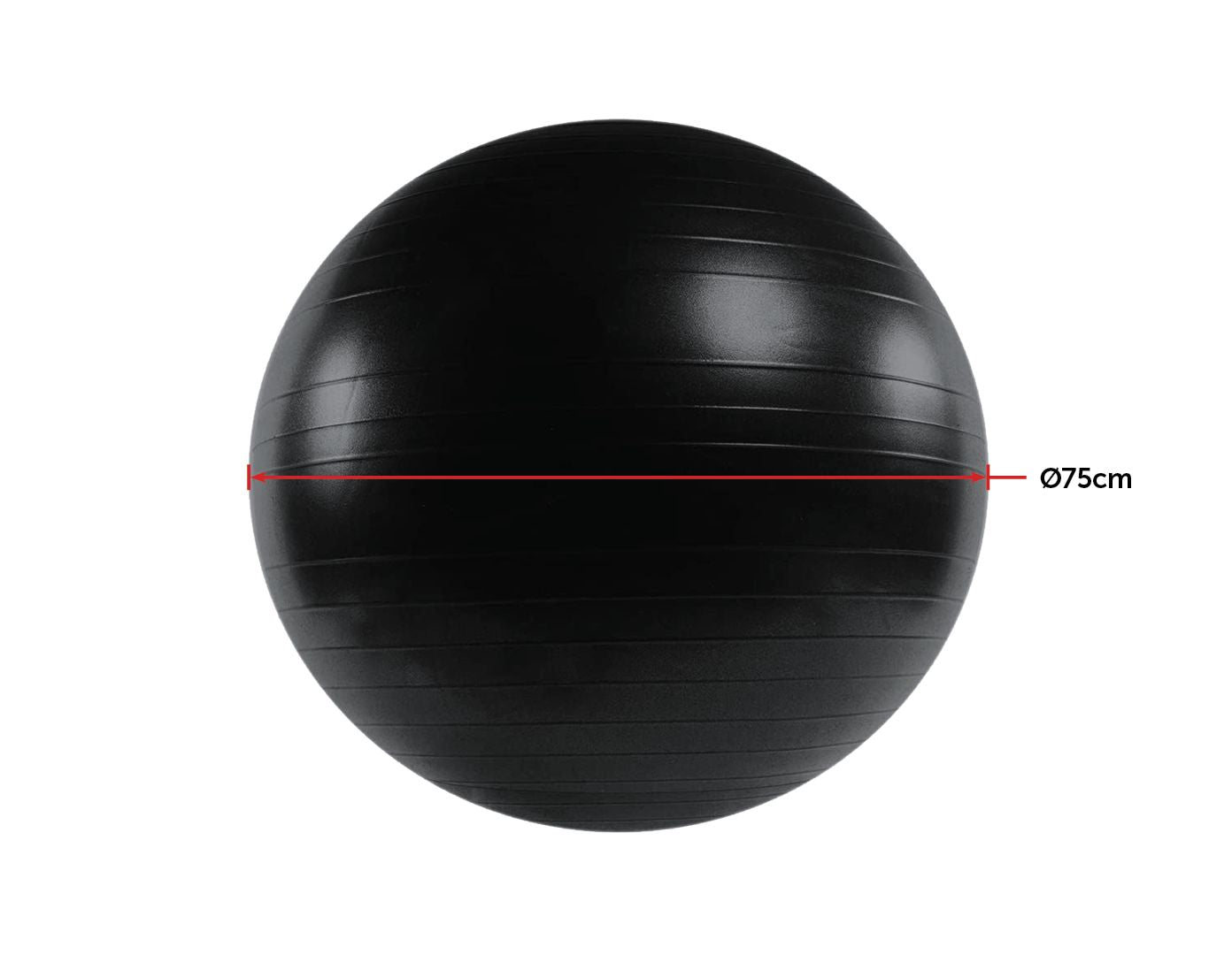 75cm Static Strength Exercise Stability Ball with Pump 
