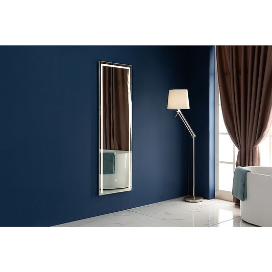 LED Full Length Mirror Standing Floor Makeup Wall Light Mirror 1.6M
