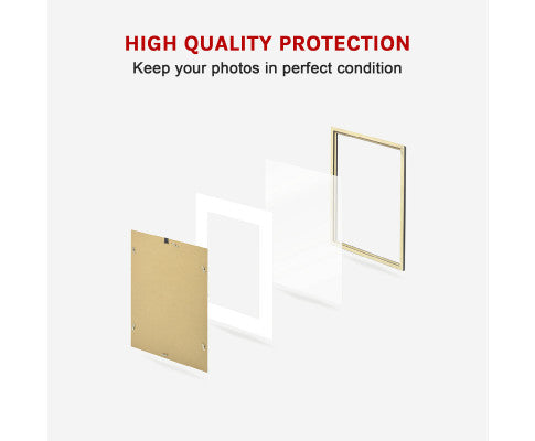 Photo Frames Collage Black A3 Picture Frame Wall Set Home Decor 3Pcs