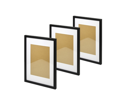 Photo Frames Collage Black A3 Picture Frame Wall Set Home Decor 3Pcs