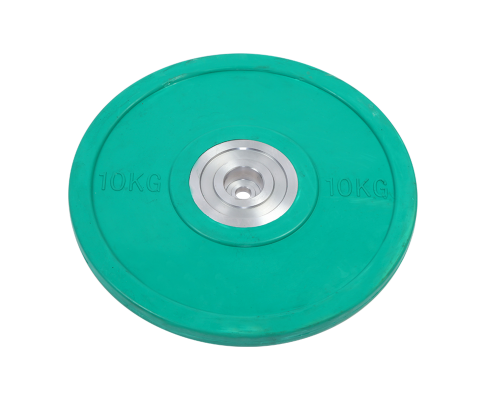 Set Of 2 X 10Kg Pro Olympic Rubber Bumper Weight Plate