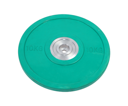 Set Of 2 X 10Kg Pro Olympic Rubber Bumper Weight Plate