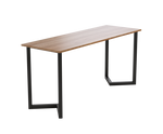 V Shaped Table Bench Desk Legs Fully Welded - White/Black