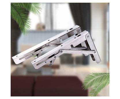 Heavy Duty Stainless Steel Folding Table Bracket (2X 10", 50Kg Load)