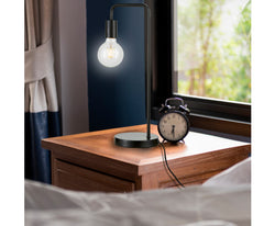 Modern Table Lamp Desk Light Bedside Bedroom Black