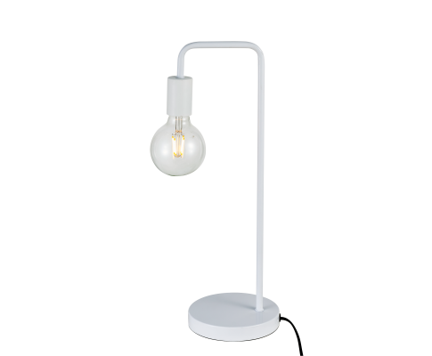 Modern Table Lamp Desk Light Base Bedside Bedroom White