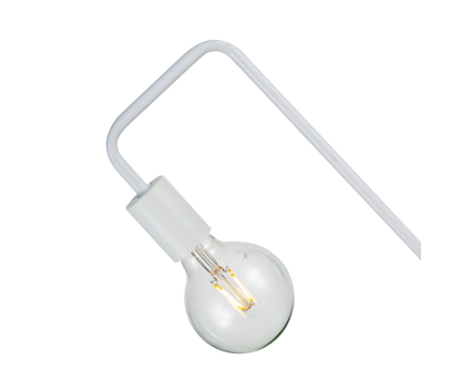 Modern Table Lamp Desk Light Base Bedside Bedroom White