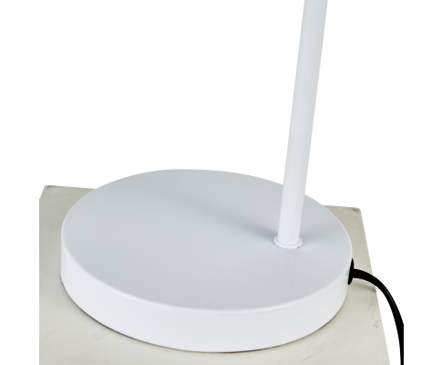 Modern Table Lamp Desk Light Base Bedside Bedroom White