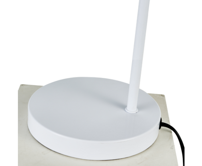 Modern Table Lamp Desk Light Base Bedside Bedroom White