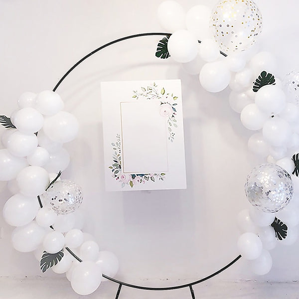  2M Wedding Hoop Round Circle Arch Backdrop Flower Display Stand