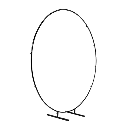 2M Wedding Hoop Round Circle Arch Backdrop Flower Display Stand Frame Background Black