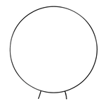 2M Wedding Hoop Round Circle Arch Backdrop Flower Display Stand