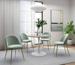 White 5 Piece Dining Set Table and Chairs
