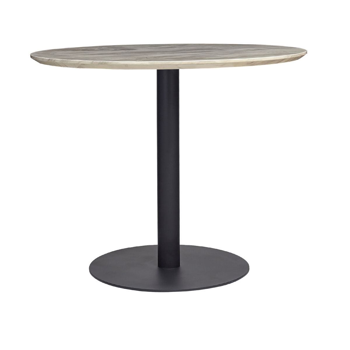 Gold-Black 5 Piece Dining Set Table and Chairs