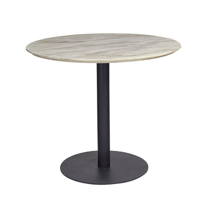 Gold-Black 5 Piece Dining Set Table and Chairs