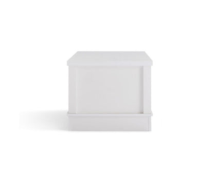 White Coastal Style Coffee Table With Drawers