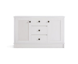 Margaux White Coastal Style Sideboard Buffet Unit
