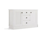 Margaux White Coastal Style Sideboard Buffet Unit