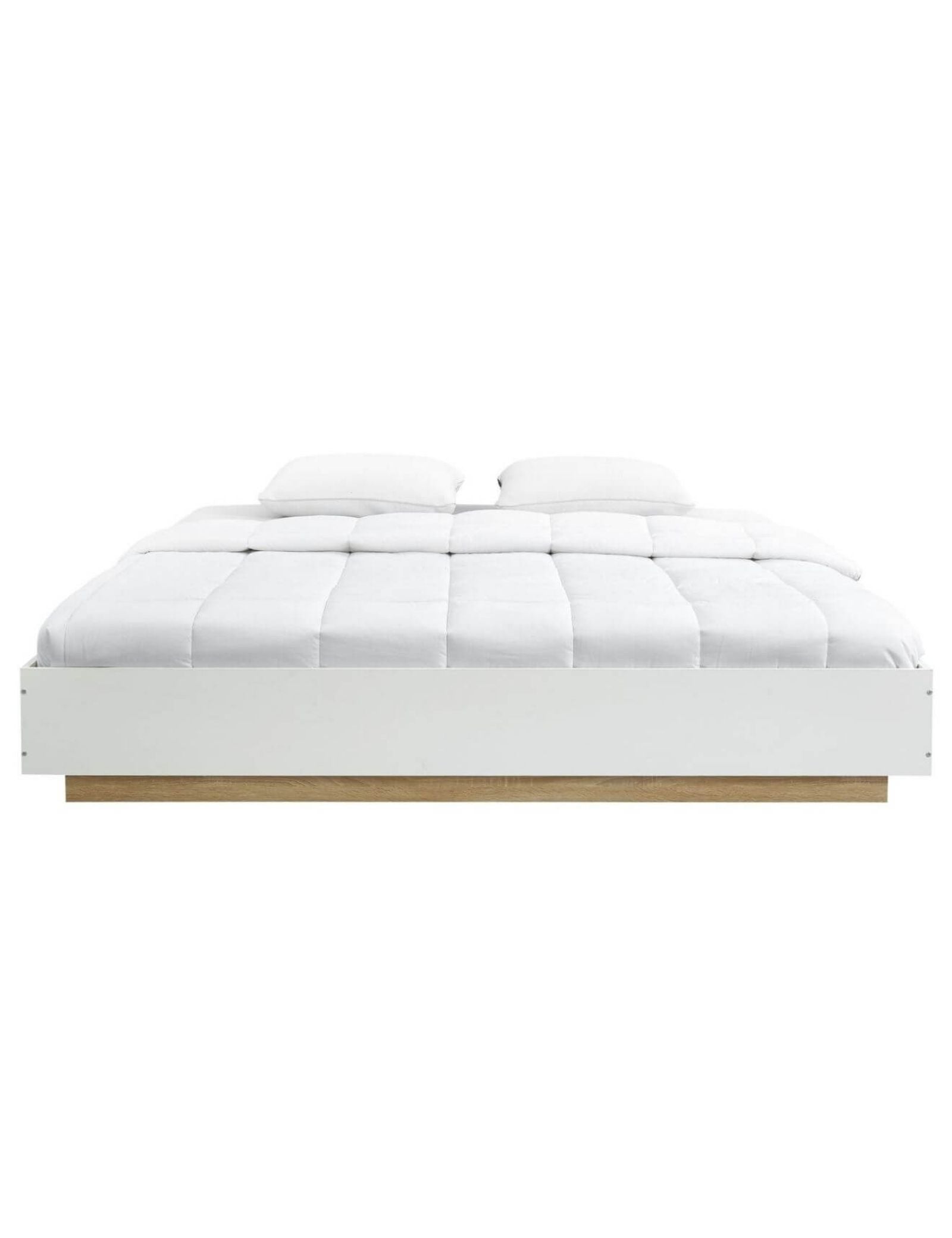 Coastal Styling Bedframe White Oak