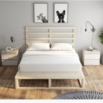 Industrial Coastal Pallet Bed Frame Bed Base King Single