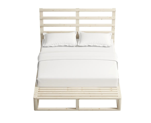  Industrial Coastal Pallet Bed Frame Bed Base Double