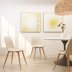 Versatile Dining Chair Set of 2 - Natural