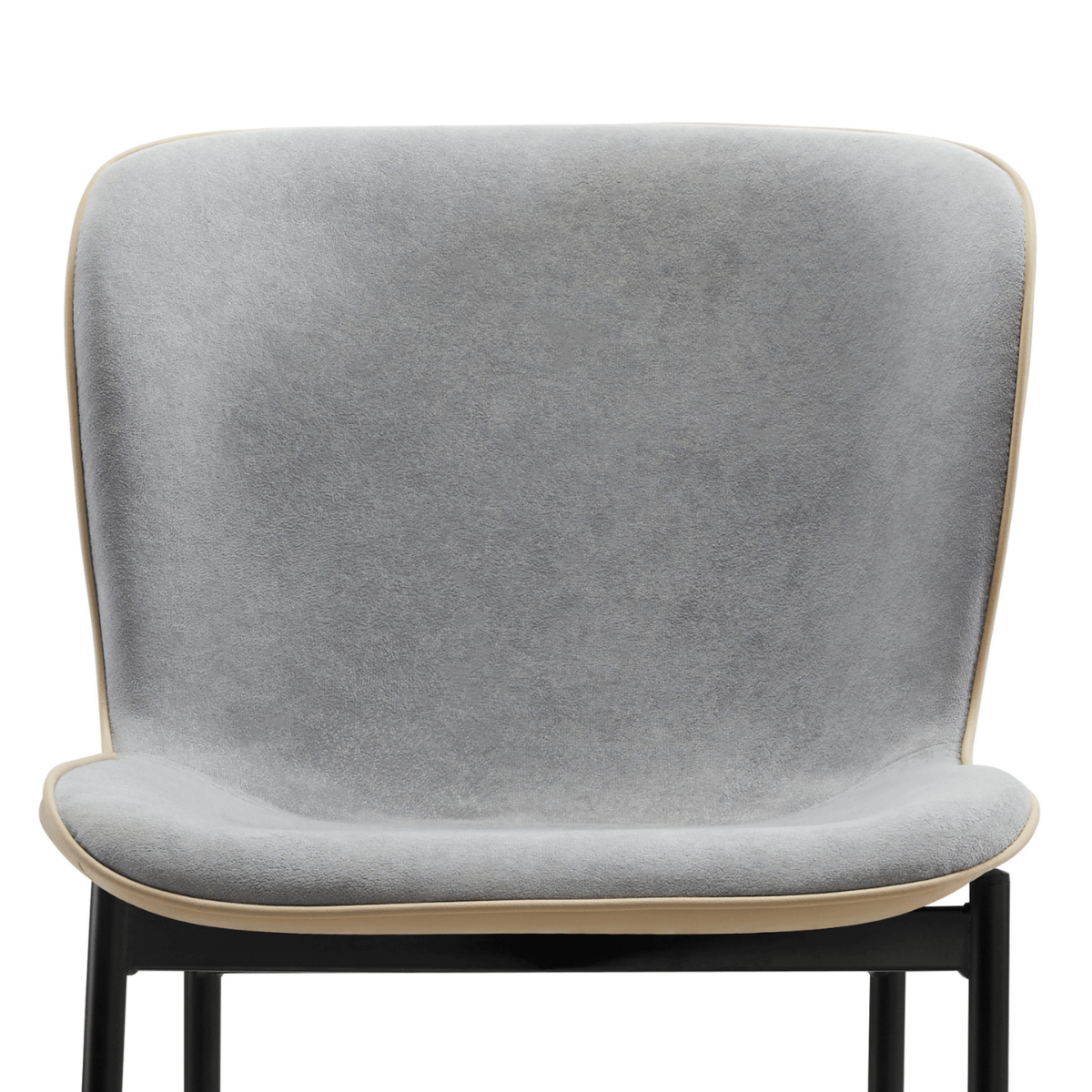 Mid-Century Design Dining Chair Set of 2-Grey 
