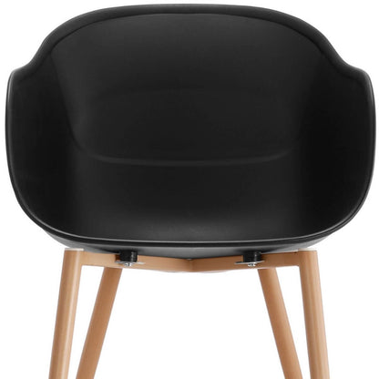 Charming Beetle Dining Chair Set of 2-Black