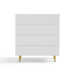 Kori White 4 Chest Of Drawers