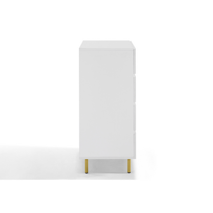 Kori White 4 Chest Of Drawers