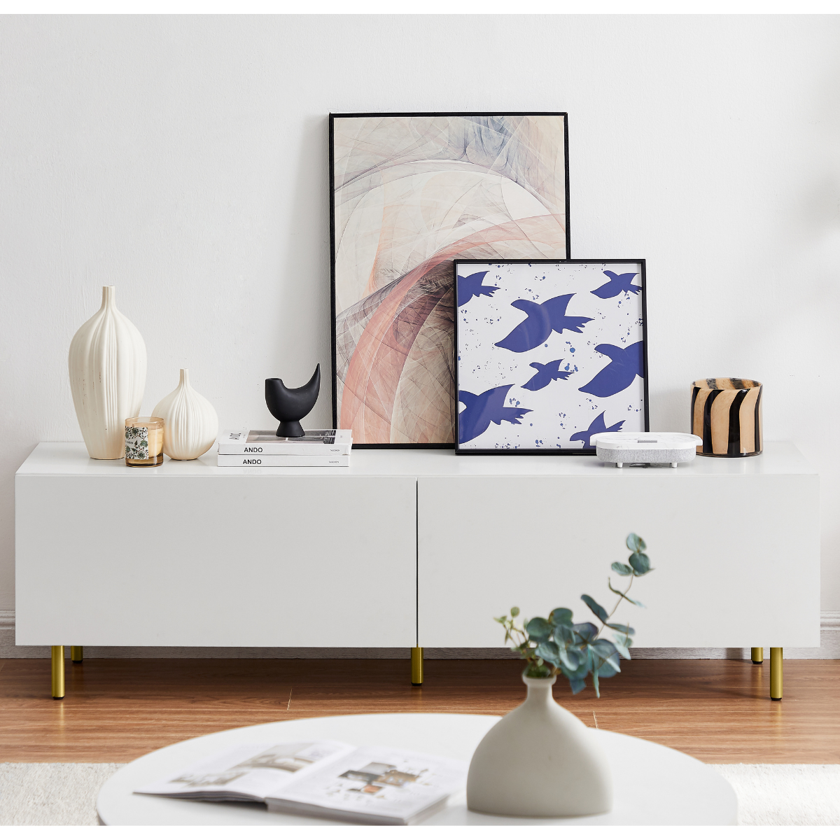 Kori White Tv Unit