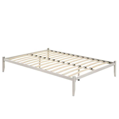 Metal Bed Base Frame White - King Single