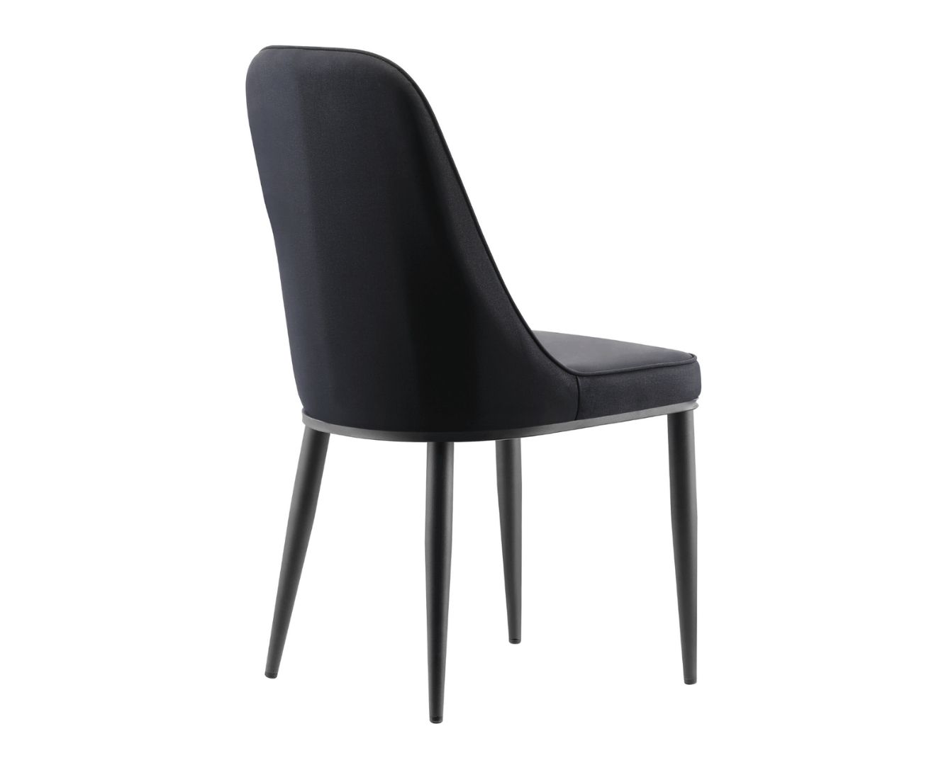 Black 7 Piece Dining Set Table and Chairs