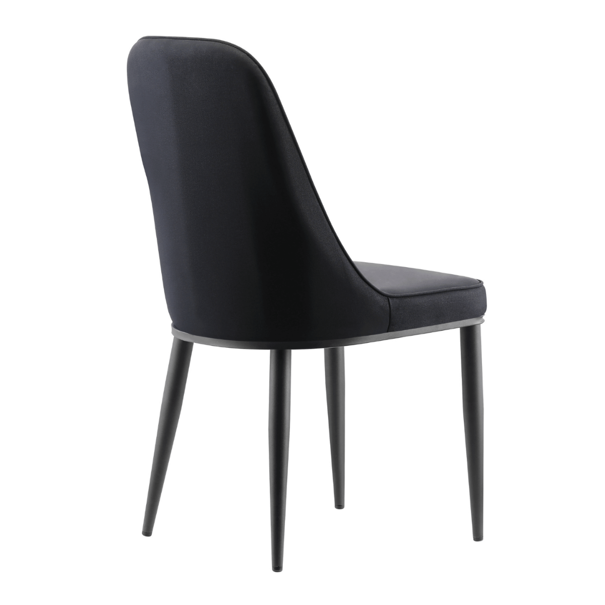 Elegant Classic Design Dining Chair Set of 2-Black