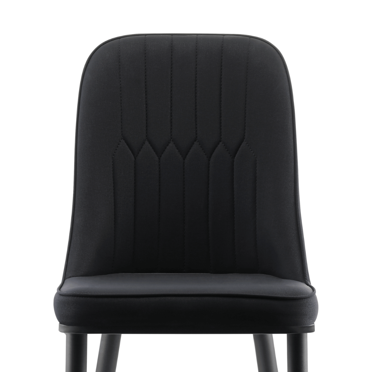 Elegant Classic Design Dining Chair Set of 2-Black