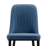 Elegant Classic Design Dining Chair Set of 2-Navy