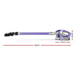 Handheld Vacuum Cleaner Cordless Roller Brush Head Purple