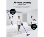 Handheld Vacuum Cleaner Cordless Hepa Filter Purple