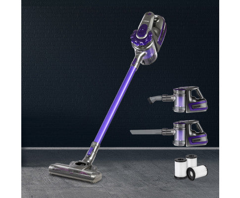  Handheld Vacuum Cleaner Cordless Hepa Filter Purple