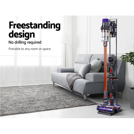 Freestanding Dyson Vacuum Stand Rack Holder Handheld Cleaner V6 7 8 V10 V11 Black
